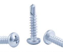 Vít tự khoan, đầu tròn, M5x15, thép mạ kẽm